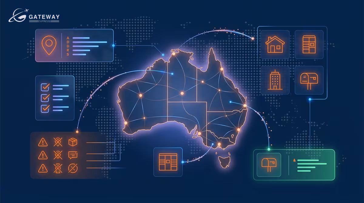 Hướng dẫn cách ghi địa chỉ gửi hàng đi Úc đúng chuẩn Australia Post — format 5 dòng, mã bang, postcode