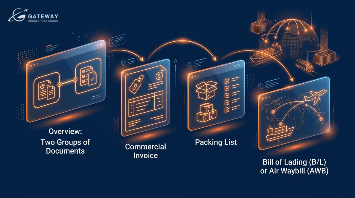 Chứng từ gửi hàng quốc tế - checklist cho doanh nghiệp SME
