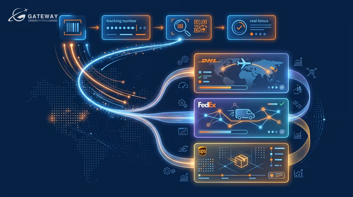 Tracking hàng gửi quốc tế: cách tra cứu DHL, FedEx, UPS